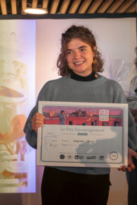 Cheyenne Quevy, Prix Encouragement (plus de 16 ans)