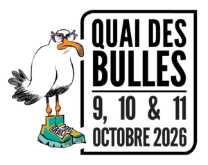 Quai des Bulles 2026_Cartouche mascotte